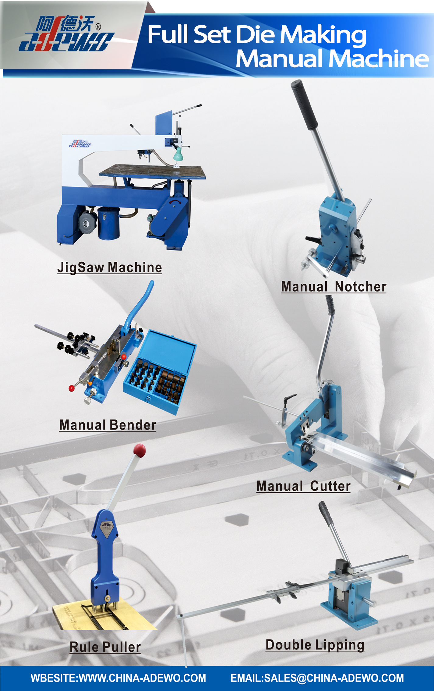 Komplett set formtillverkningsmaskin