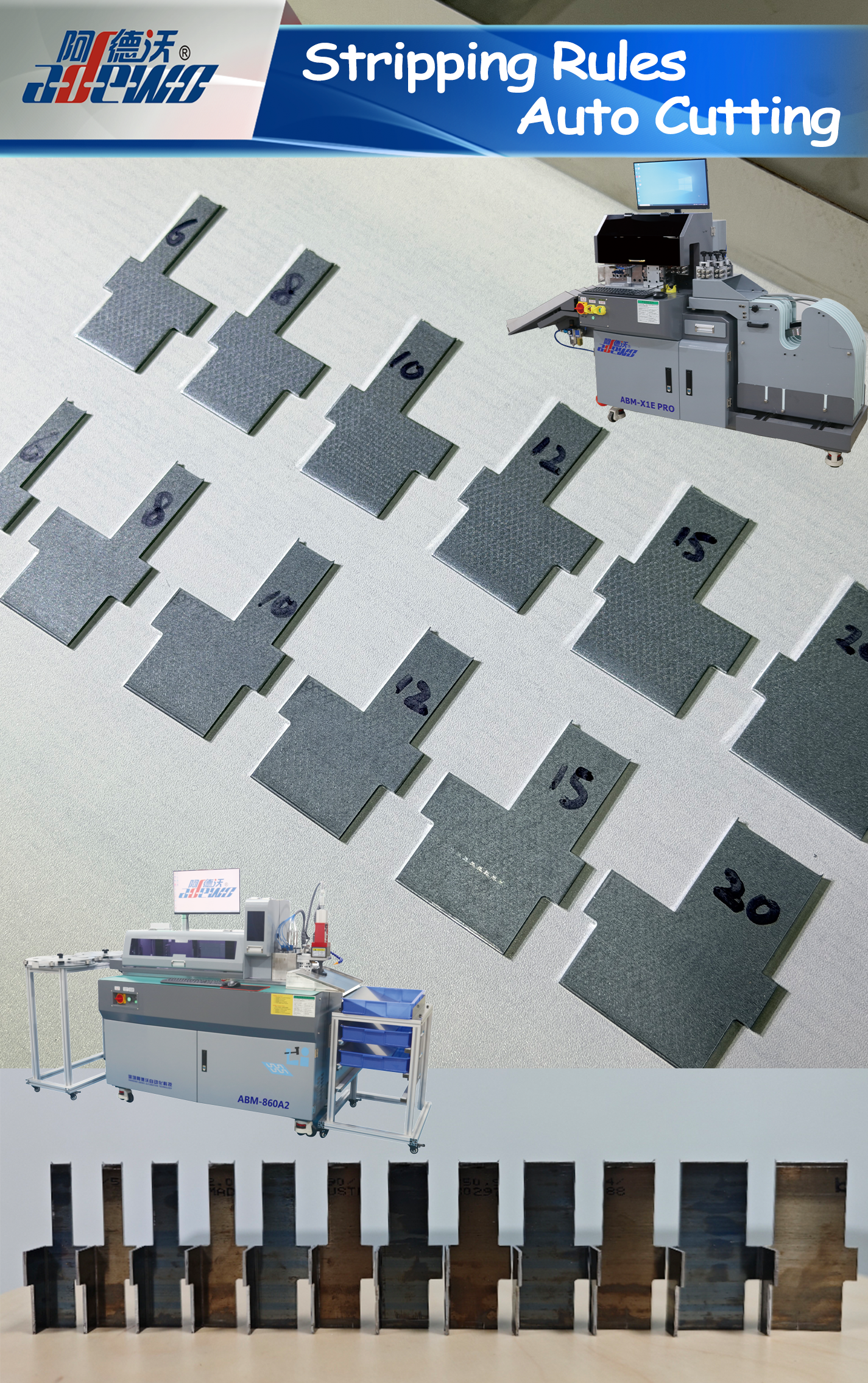 Strippningsregler Automatisk skärning